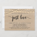 Search for nothing fancy just love invitations Reception
