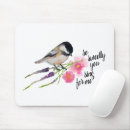 Search for chickadees mousepads Watercolor