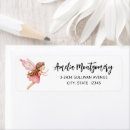 Search for cute fairy return address labels Fairytale