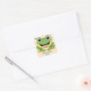 Search for frog cartoon stickers Green