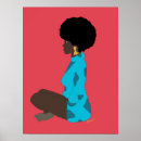 Recherche de cheveux naturels posters Américain