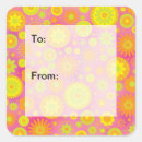 Search for pink flower pattern stickers Yellow