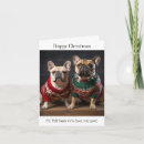 Search for french bulldog christmas cards Cute dogs
