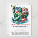 Search for funny 4th of july invitations Red white blue