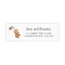 Search for birthday balloons return address labels Bear