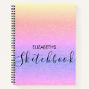 Search for rainbow glitter notebooks Trendy