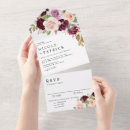 Search for fall flowers wedding invitations Watercolor
