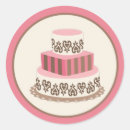 Search for cake box seals stickers Pink