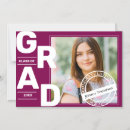 Search for bold font invitations Graduate