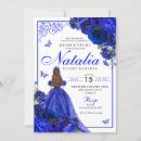 Search for royal blue butterfly invitations Fiesta de quince anos