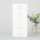 Search for menu and wedding programs Greenery