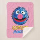 Search for sesame street grover blankets Monster at the end