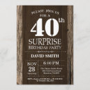 Recherche de surprise 40th birthday invitations Fête d'anniversaire