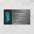 Search for fingerprint business cards Investigation