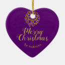 Search for purple heart ornaments Victorian