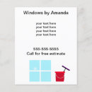 Search for window flyers Squeegee