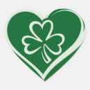 Recherche de coeur irlandais autocollants Embrouillages