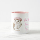 Search for white owl mugs Pink