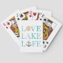 Search for watercolor playing cards Lake