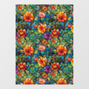 Search for stained glass window decals Flowers
