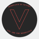 Recherche de victoire autocollants Résistance