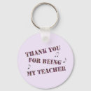 Recherche de teacher porteclés Thank you