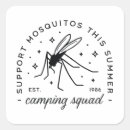 Recherche de moustiques autocollants Camping