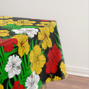 Search for hibiscus tablecloths Black