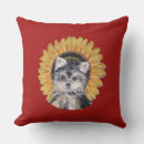Search for yorkshire terrier pillows Cute
