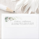 Search for rose gold return address labels Eucalyptus leaves