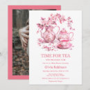 Search for teapot baby shower invitations Watercolor floral