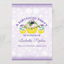 Search for pansy birthday invitations Party