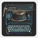Recherche de machine à écrire vintage autocollants Vieux