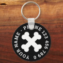 Search for crossbones keychains Black