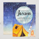 Recherche de soirée pyjamas garçon invitations Camping