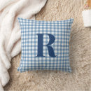 Search for blue gingham check pillows Pastel