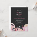 Search for pink movie night invitations Modern
