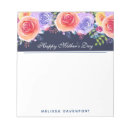 Search for flower border notepads Watercolor