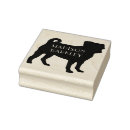 Search for pug rubber stamps Puppy