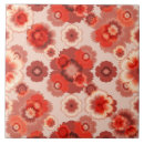 Search for red flower tiles Elegant