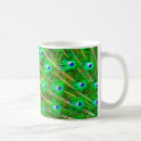 Search for peacock feather mugs Vibrant