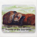 Search for otter mousepads Animals