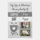 Search for coffee lover tea towels Cat