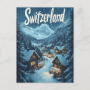 Search for swiss chalet postcards Winter