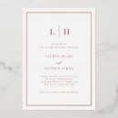 Search for foil engagement party invitations Classic
