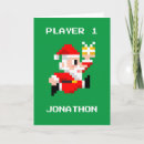 Search for 8 bit christmas cards Santa