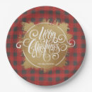 Search for plaid christmas plates Vintage