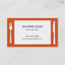 Search for culinary business cards Cook