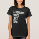 Search for legendary tshirts July