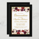 Search for red white black quinceanera invitations Elegant